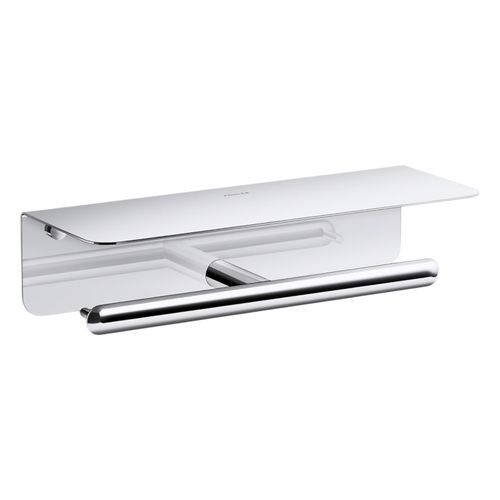 Main product image of Kumin Covered Double Toilet Paper Holder (Polished Chrome), K-29224-CP