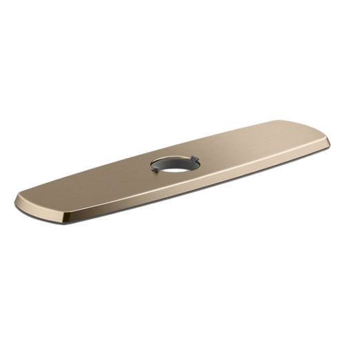 Main product image of Graze Three-Hole Kitchen Faucet Escutcheon (Vibrant Brushed Bronze), K-22071-BV