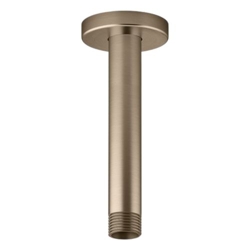 Main product image of Statement 6" Ceiling-Mount Single-Function Rainhead Arm And Flange (Vibrant Brushed Bronze), K-26320-BV