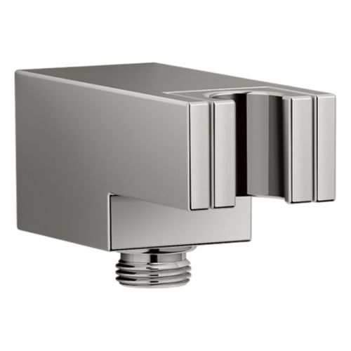 Main product image of Statement Wall-Mount Handshower Holder w/ Supply Elbow And Check Valve (Vibrant Titanium), K-26310-TT