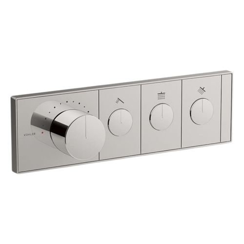 Main product image of Anthem Three-Outlet Recessed Mechanical Thermostatic Valve Control (Vibrant Titanium), K-26347-9-TT