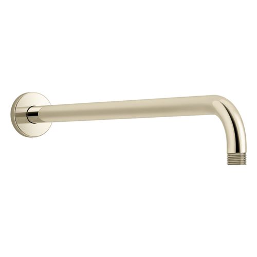 Main product image of Statement 19" Wall-Mount Single-Function Rainhead Arm And Flange (Vibrant French Gold), K-26307-AF