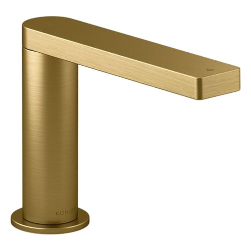 Main product image of Composed Touchless Single-Hole Lavatory Faucet w/ Kinesis Sensor Technology, 0.5 Gpm (Vibrant Brushed Moderne Brass), K-103C36-SANA-2MB