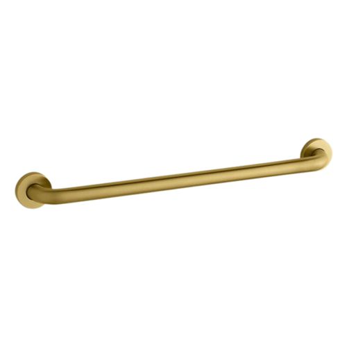 Main product image of Contemporary 24" Grab Bar (Vibrant Brushed Moderne Brass), K-14562-2MB