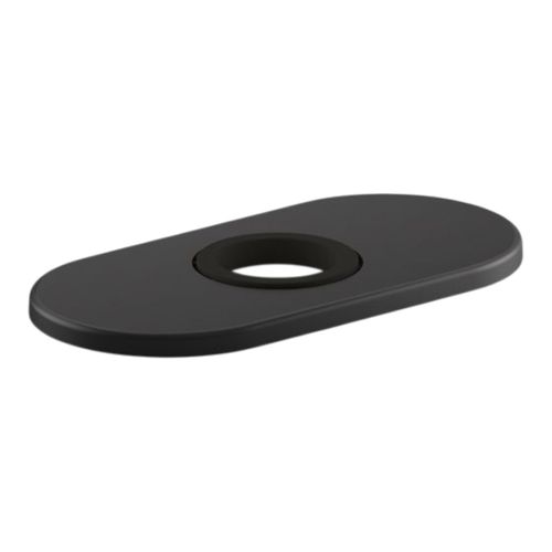 Main product image of 4" Escutcheon Plate For Insight And Kinesis Faucet (Matte Black), K-13478-A-BL