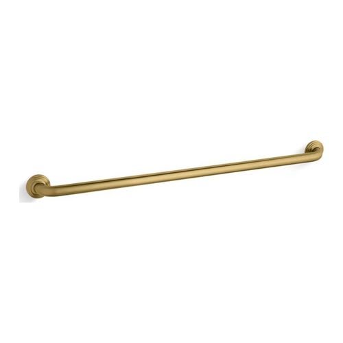 Main product image of Traditional 36" Grab Bar (Vibrant Brushed Moderne Brass), K-10544-2MB