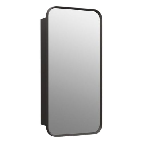Main product image of Verdera 15" X 30" Rectangular Framed Medicine Cabinet (Matte Black), K-35569-BLL
