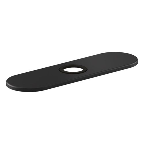 Main product image of 8" Escutcheon Plate For Insight And Kinesis Faucet (Matte Black), K-13479-A-BL