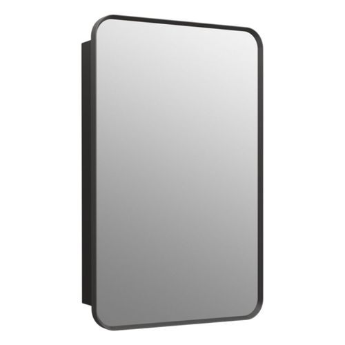 Main product image of Verdera 22" X 34" Rectangular Framed Medicine Cabinet (Matte Black), K-35570-BLL