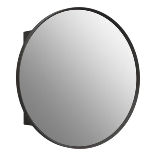 Main product image of Verdera 24" Round Framed Medicine Cabinet (Matte Black), K-35572-BLL