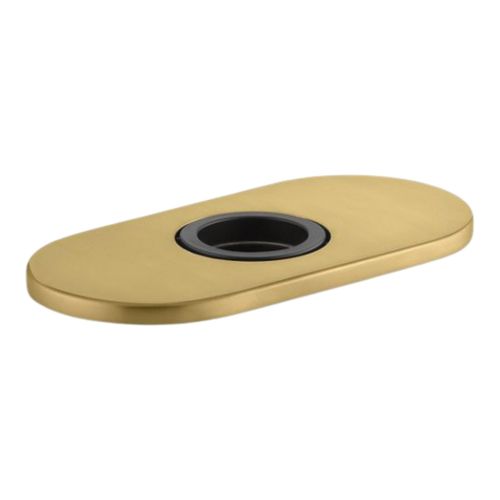 Main product image of 4" Escutcheon Plate For Insight And Kinesis Faucet (Vibrant Brushed Moderne Brass), K-13478-A-2MB
