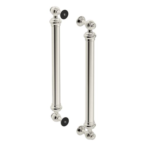 Main product image of Artifacts 16-7/16" Back-To-Back Shower Door Handles (Vibrant Polished Nickel), K-701728-SN