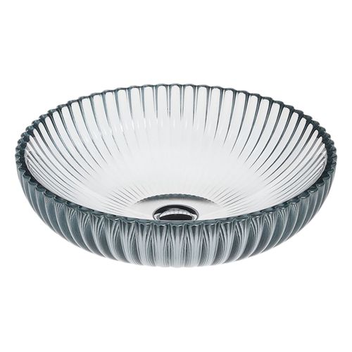 Main product image of Salute 15" Round Vessel Bathroom Sink, No Overflow (Ice), K-28824-B11
