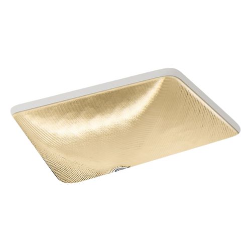 Main product image of Yepsen 20" Rectangular Undermount Bathroom Sink, No Overflow (Translucent Sandalwood), K-28823-TG7