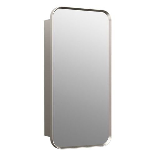 Main product image of Verdera 15" X 30" Rectangular Framed Medicine Cabinet (Brushed Nickel), K-35569-BNL