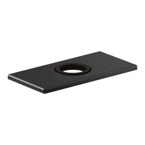 Main product image of 4" Escutcheon Plate For Insight And Kinesis Faucet (Matte Black), K-13478-B-BL