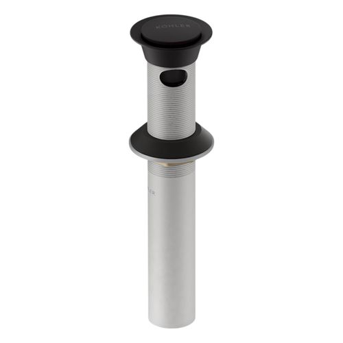Main product image of Clicker Drain w/ Overflow (Matte Black), K-25322-BL