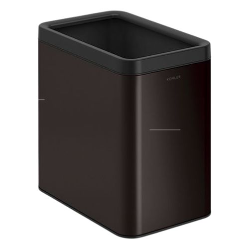 Main product image of 6-1/2-Gallon Open-Top Trash Can (Black Stainless), K-31314-BST