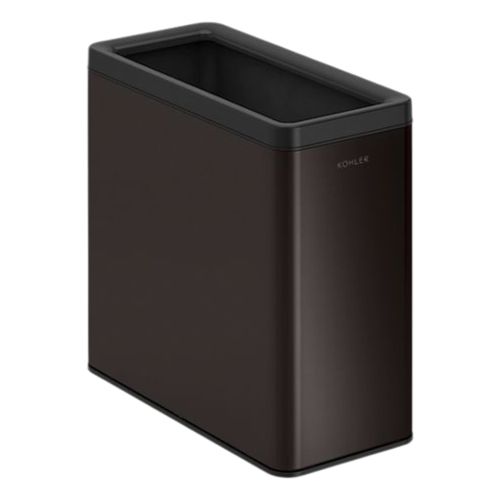 Main product image of 3-Gallon Open-Top Trash Can (Black Stainless), K-31313-BST