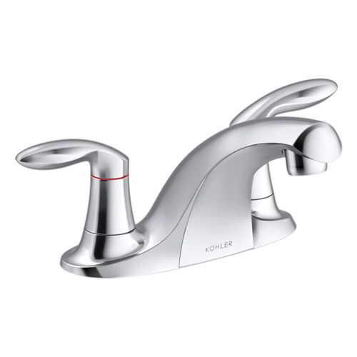 Main product image of Coralais Two-Handle Centerset Lavatory Faucet, Less Drain, 0.35 Gpm (Polished Chrome), K-15240-4ATA-CP