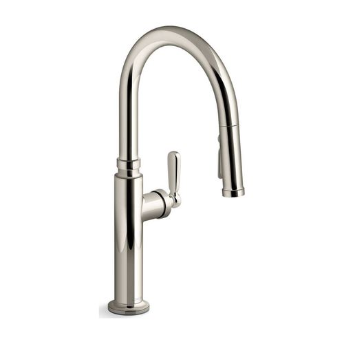 Main product image of Pull-Down Kitchen Sink Faucet w/ Three-Function Sprayhead (Vibrant Polished Nickel), K-28358-SN