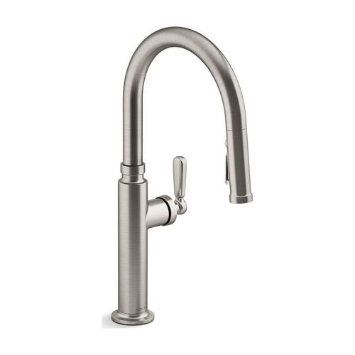 Main product image of Pull-Down Kitchen Sink Faucet w/ Three-Function Sprayhead (Vibrant Stainless), K-28358-VS