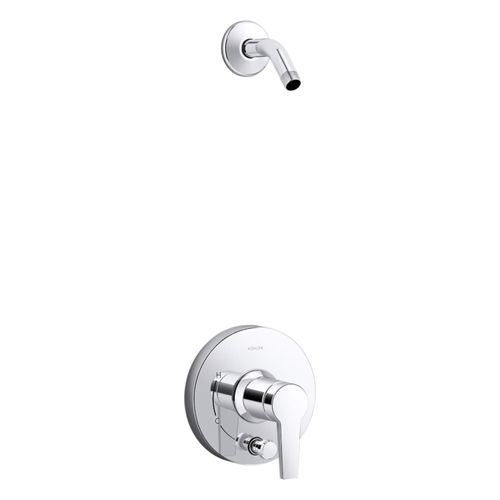 Main product image of Pitch Rite-Temp Shower Trim Kit w/ Push-Button Diverter, Less Showerhead (Polished Chrome), K-T49989-4L-CP