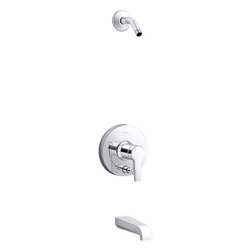Main product image of Pitch Rite-Temp Bath And Shower Trim Kit w/ Push-Button Diverter, Without Showerhead (Polished Chrome), K-T49979-4L-CP