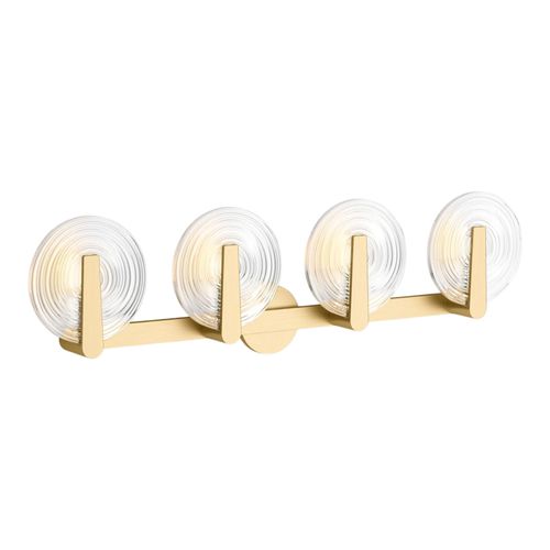 Main product image of Hint Four-Light Sconce (Brushed Moderne Brass), K-38399-SC04S-2GL