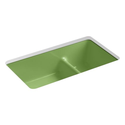Main product image of Iron/Tones Smart Divide 33" Top-/Undermount Double-Bowl Kitchen Sink (Fresh Green), K-6625-34