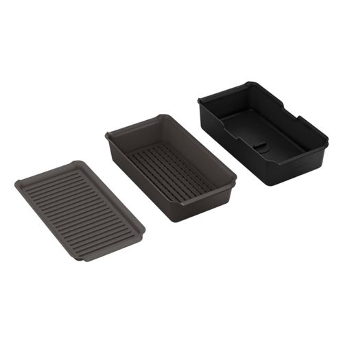 Main product image of Three-Piece Workstation Sink Accessory Set (Dark Warm Neutrals), K-35478-DRK