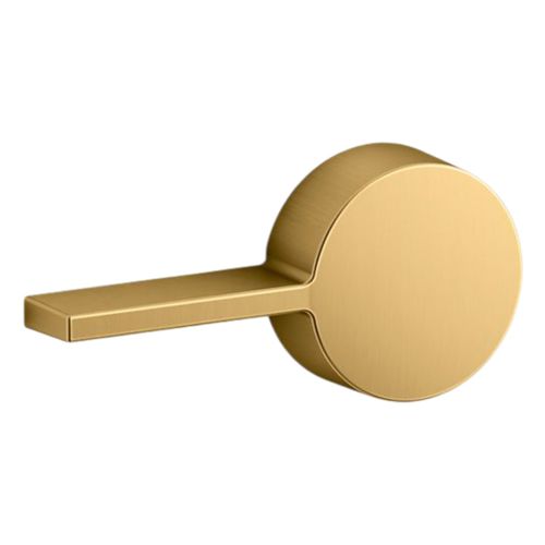 Main product image of Veil Left-Hand Trip Lever (Vibrant Brushed Moderne Brass), K-28122-L-2MB