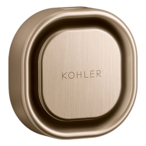 Main product image of Invigoration Series Square Steam Head (Vibrant Brushed Bronze), K-32310-BV