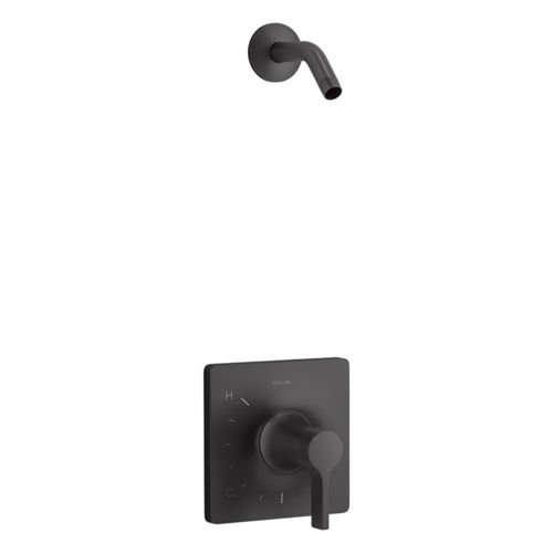 Main product image of Venza Rite-Temp Shower Trim Kit, Without Showerhead (Matte Black), K-TLS28128-4-BL