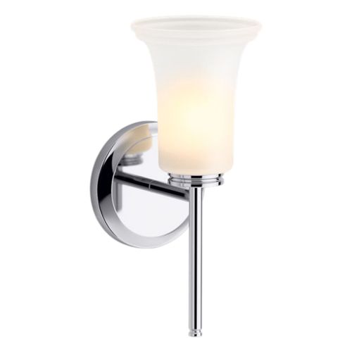 Main product image of Bellera One-Light Sconce w/ Frosted Shade (Polished Chrome), K-38404-SC01-CPL