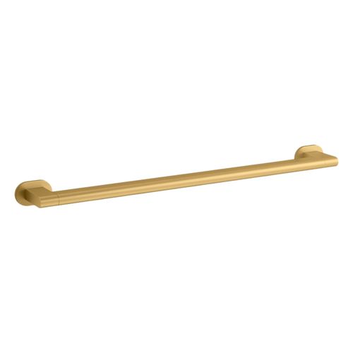 Main product image of Belay 24" Grab Bar (Vibrant Brushed Moderne Brass), K-33458-2MB
