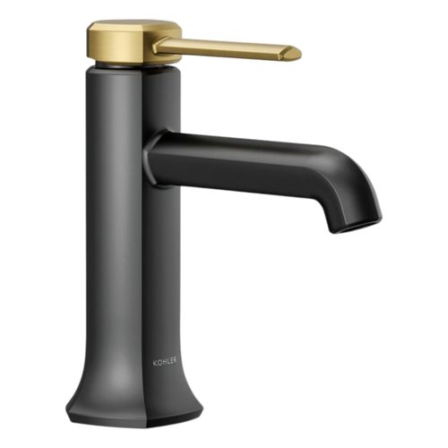 Main product image of Occasion Single-Handle Bathroom Faucet, 1.0 Gpm (Matte Black w/ Brushed Moderne Brass), K-27000-4K-BMB