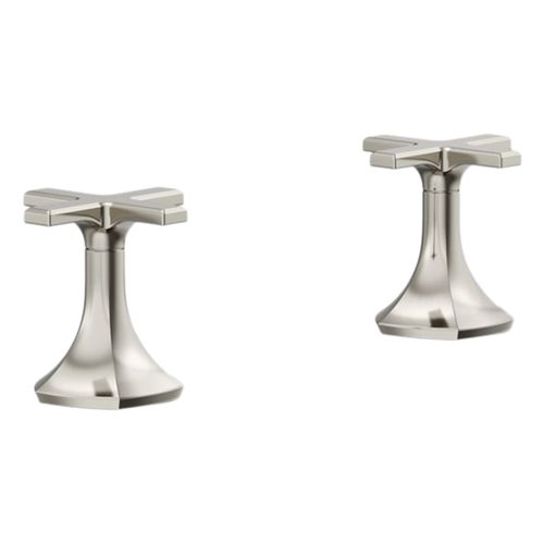 Main product image of Occasion Cross Bathroom Faucet Handles (Vibrant Polished Nickel), K-27010-3-SN