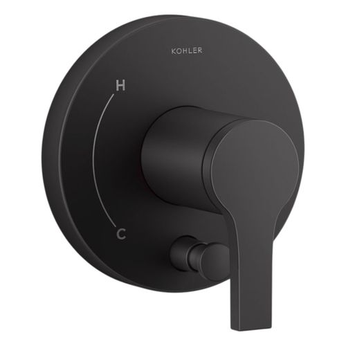 Main product image of Elate Rite-Temp Valve Trim w/ Diverter (Matte Black), K-T35325-4-BL