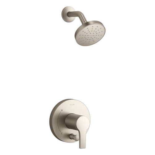 Main product image of Elate Rite-Temp Shower Trim Kit w/ Push-Button Diverter, 1.75 Gpm (Vibrant Brushed Nickel), K-T35326-4G-BN