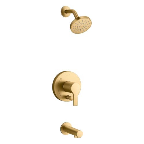 Main product image of Elate Rite-Temp Bath And Shower Trim Kit w/ Push-Button Diverter, 1.75 Gpm (Vibrant Brushed Moderne Brass), K-T35327-4G-2MB
