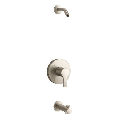 Main product image of Elate Rite-Temp Bath And Shower Trim Kit, Without Showerhead (Vibrant Brushed Nickel), K-TLS35322-4-BN