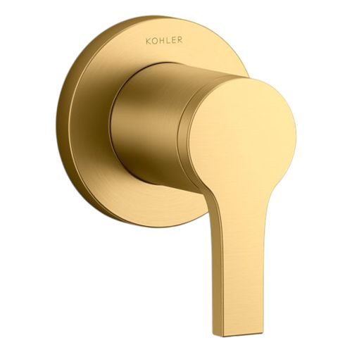 Main product image of Elate Mastershower Transfer Valve Trim (Vibrant Brushed Moderne Brass), K-T35330-4-2MB