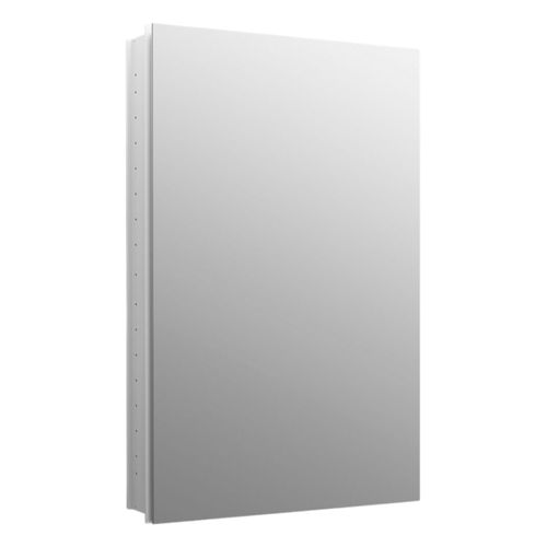 Main product image of Catalan 24-1/8" W X 36-1/8" H Aluminum Single-Door Medicine Cabinet w/ 170 Degree Hinge (Satin Anodized Aluminum), K-2943-PG-SAA