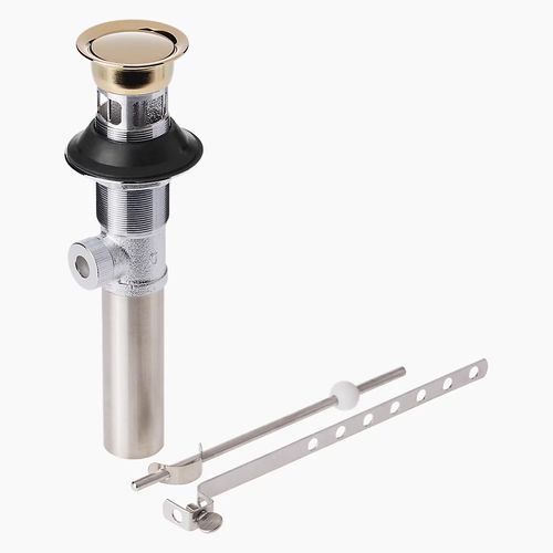Main product image of Premier Drain w/ Overflow (Brushed Chrome), K-1035350-G