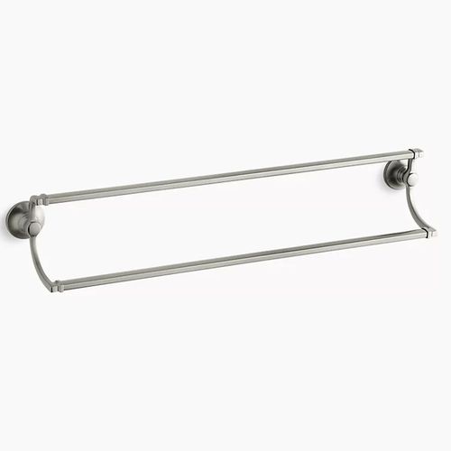 Main product image of Bancroft 24" Double Towel Bar (Vibrant Brushed Nickel), K-11413-BN