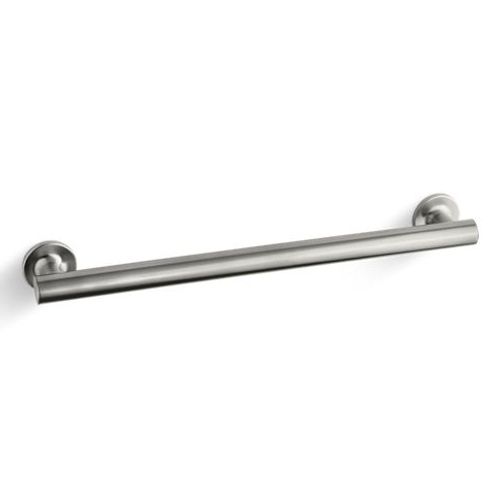 Main product image of Purist 18" Grab Bar (Brushed Stainless), K-11892-BS