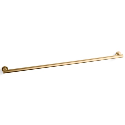 Main product image of Purist 42" Grab Bar (Vibrant Brushed Moderne Brass), K-11896-2MB