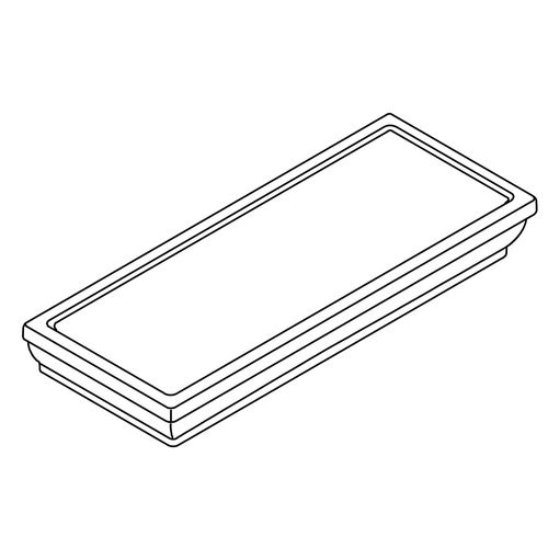 Main product image of Cover, Toilet One-Piece (White), 1220280-0