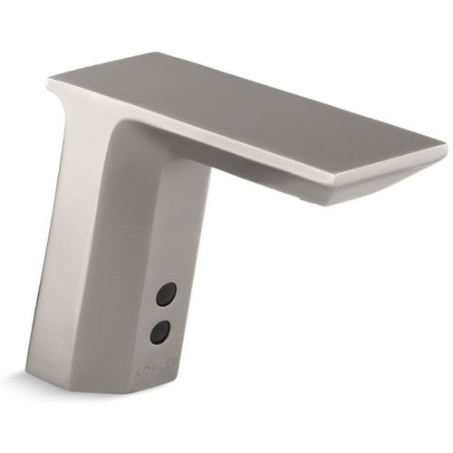 Main product image of Geometric Touchless 1-Hole Bathroom Faucet w/ Insight Sensor Technology And Temperature Mixer, Dc-powered, 0.5 GPM (Vibrant Stainless), K-13466-VS